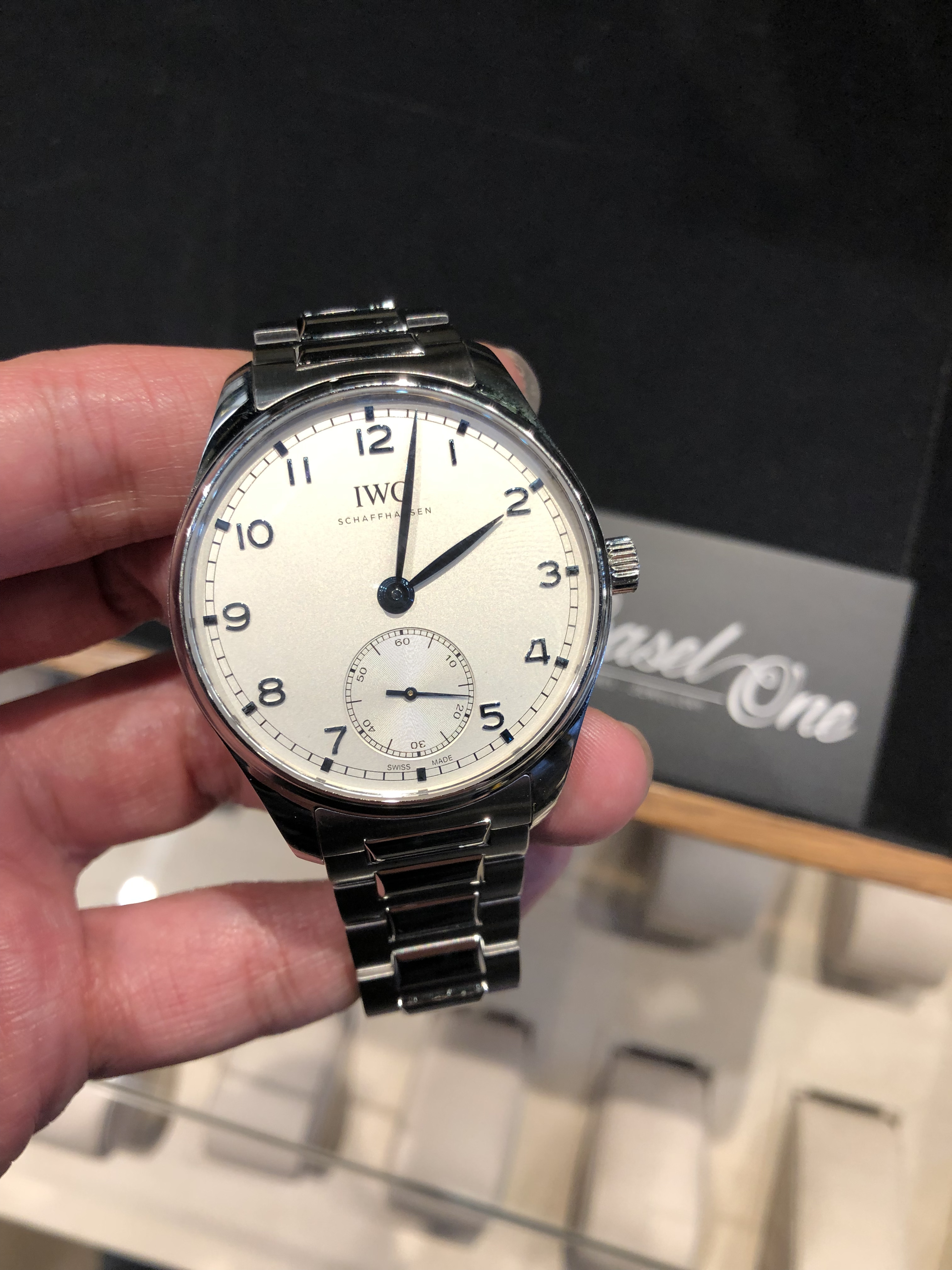 BRAND NEW IWC IW358312 358312 WHITE DIAL PORTUGIESER AUTOMATIC 40 MM BASEL ONE