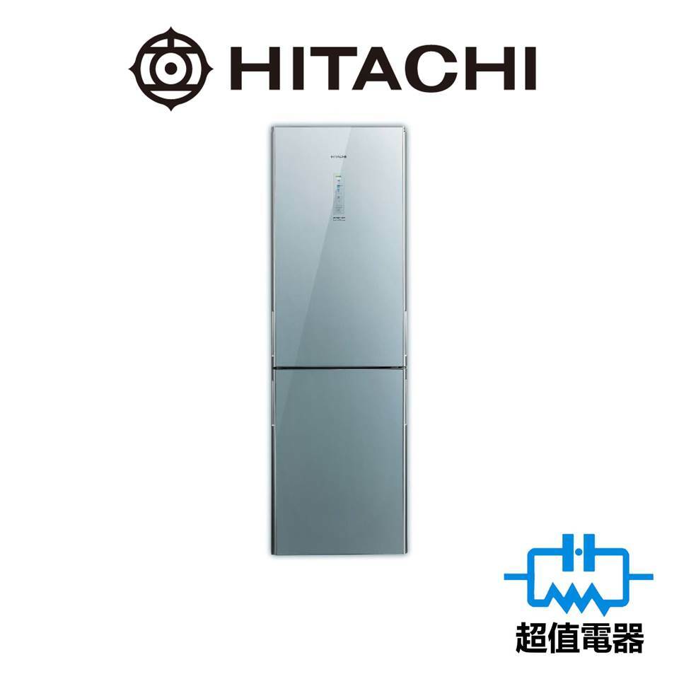 Hitachi 日立 RBX380PH9 312公升 底層冷藏式雙門雪櫃 (GBK/GSB)