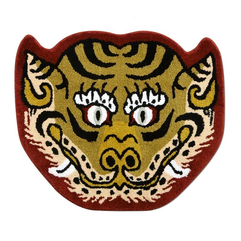 RAW EMOTIONS 經典西藏虎門毯 黃色