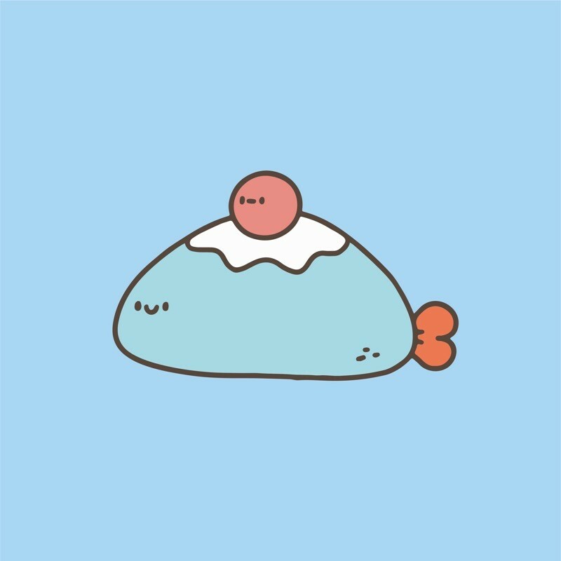 Crazy eyes 瘋狂眼珠｜金屬別針｜富士山炸蝦