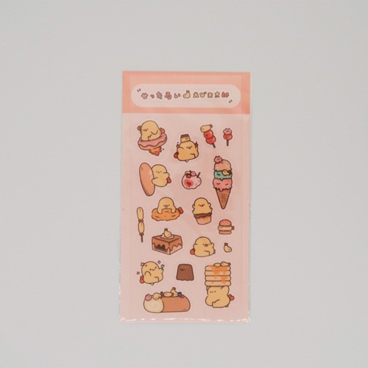 Crazy eyes 瘋狂眼珠｜透明貼紙｜甜食