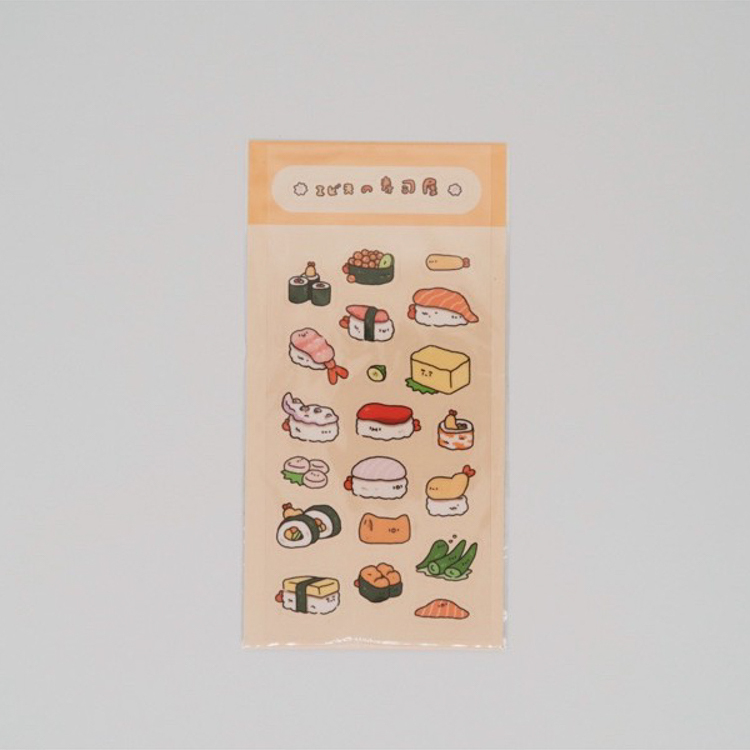 Crazy eyes 瘋狂眼珠｜透明貼紙｜壽司店