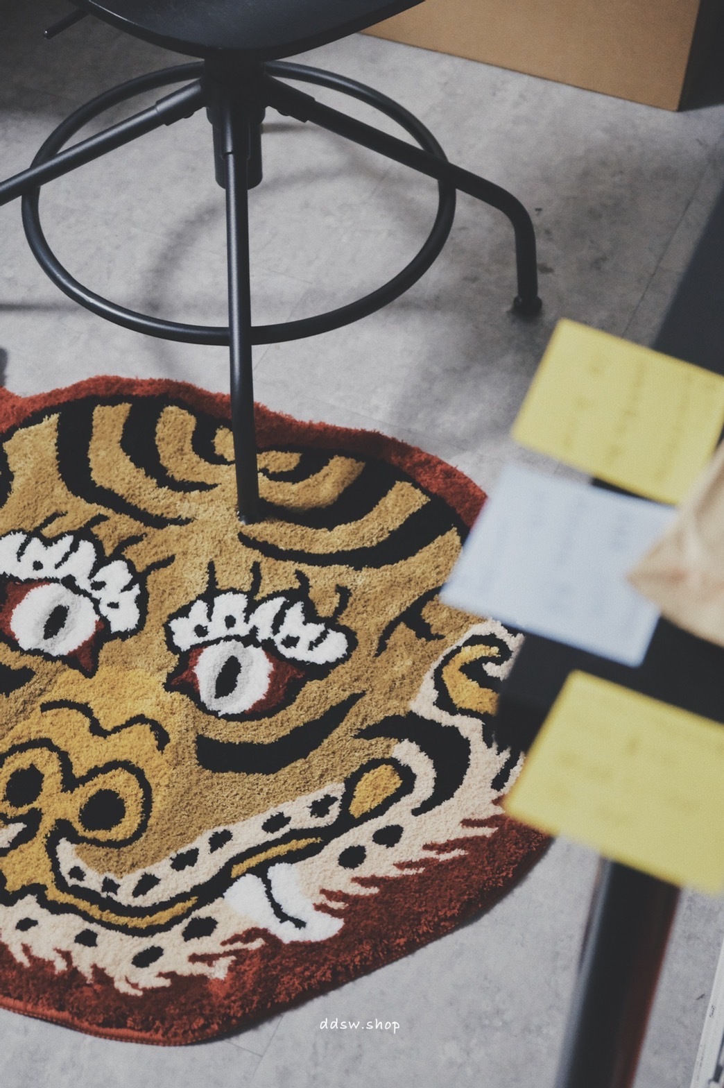 RAW EMOTIONS 經典西藏虎門毯 黃色