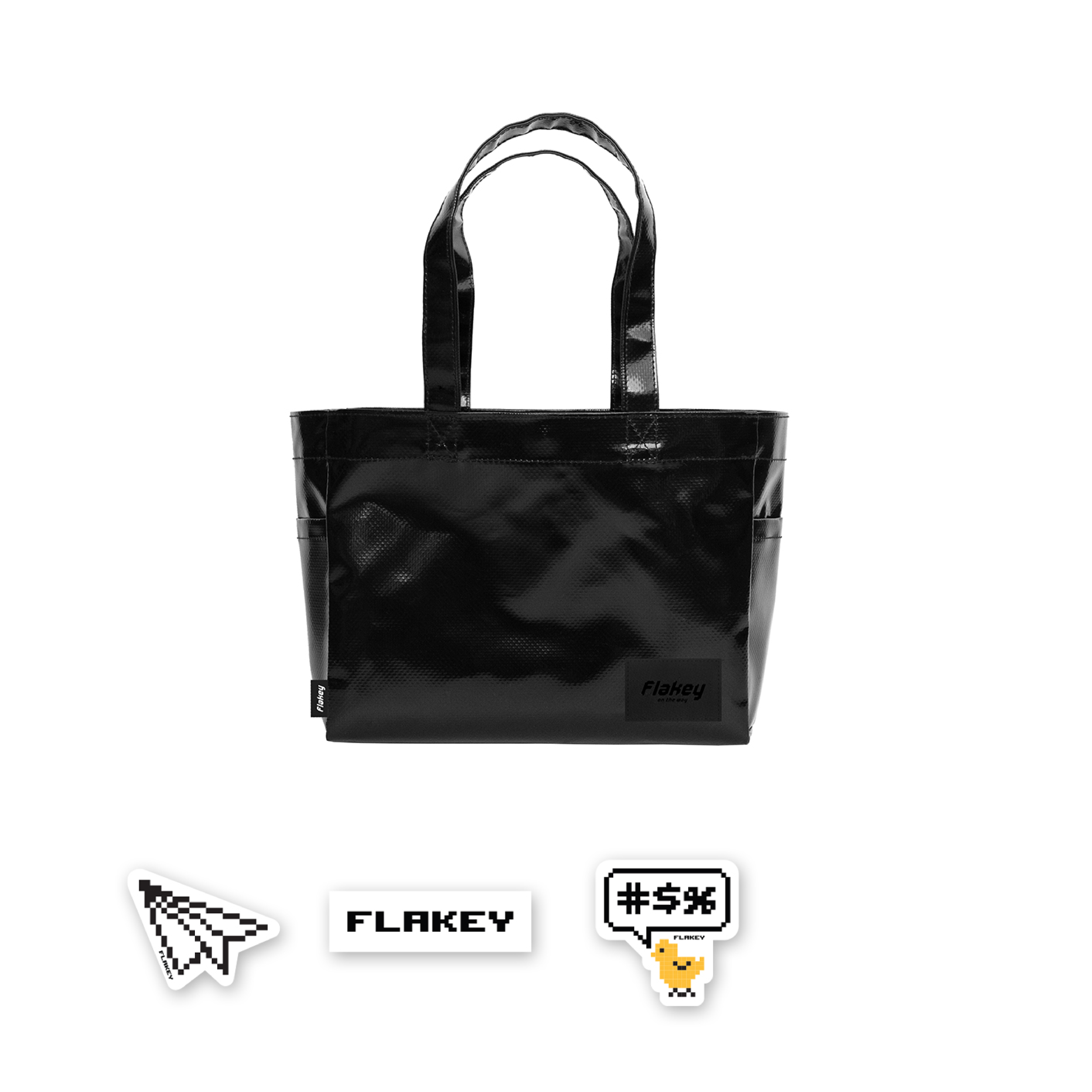 FLAKEY B107 BLACK TOTE BAG 2.0 MINI