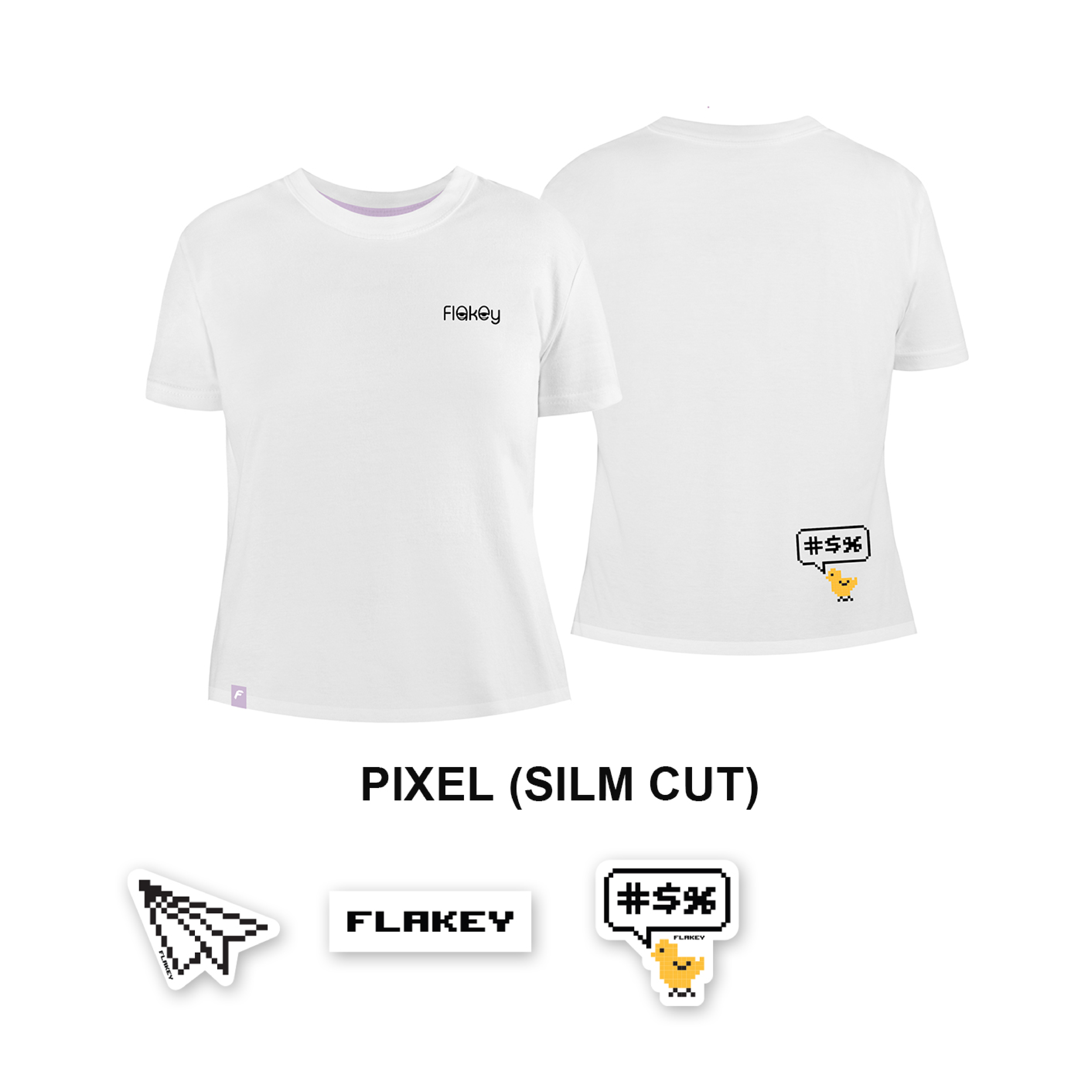 PIXEL Tee (Slim Cut @Ladies)