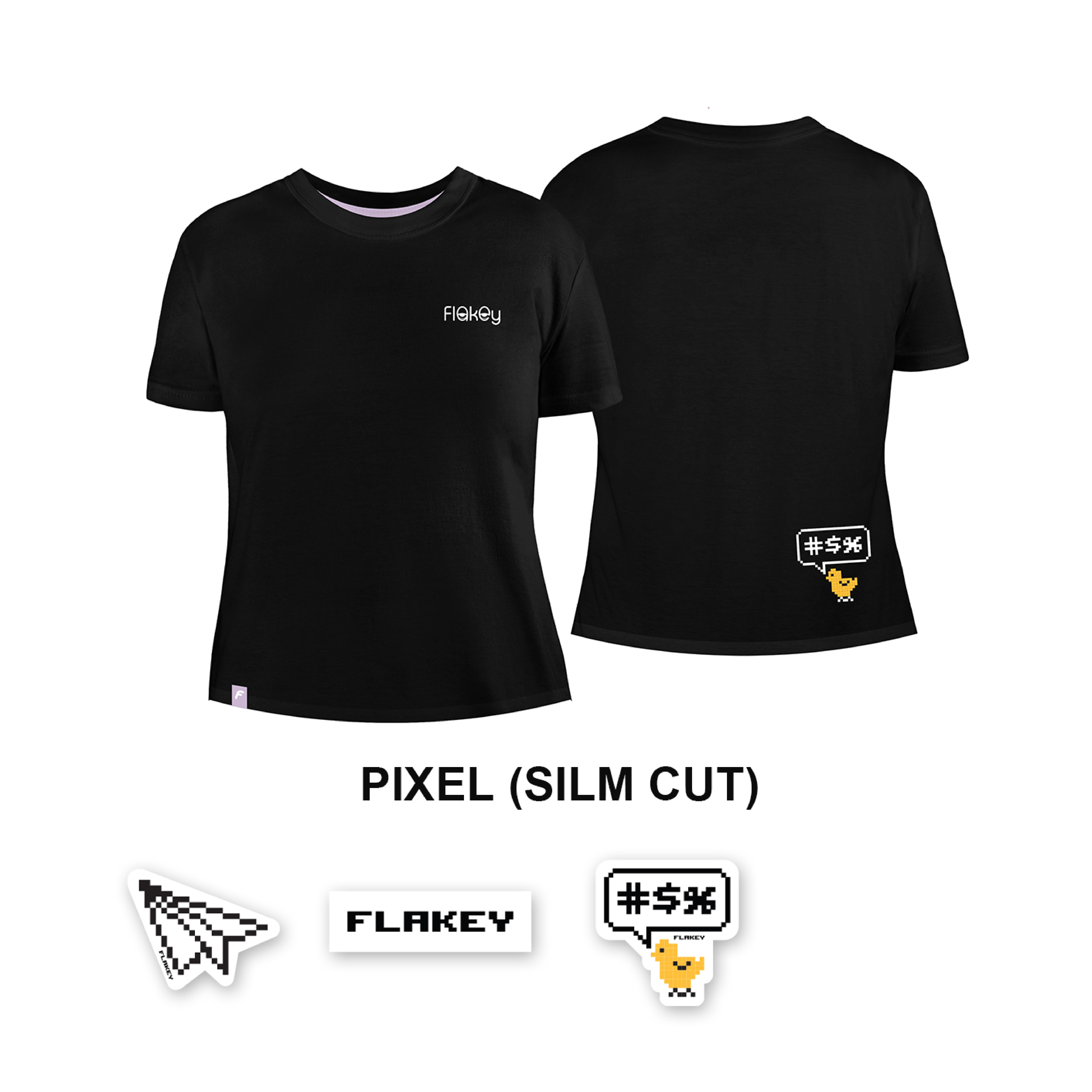 PIXEL Tee (Slim Cut @Ladies)