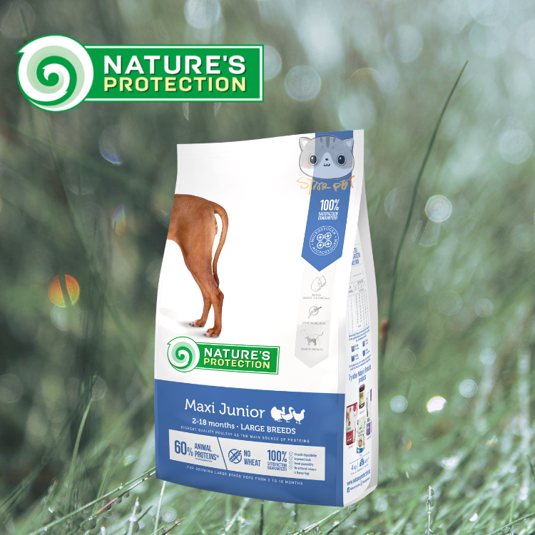 Nature's Protection Dog Dry Feed - Maxi Junior 4kg