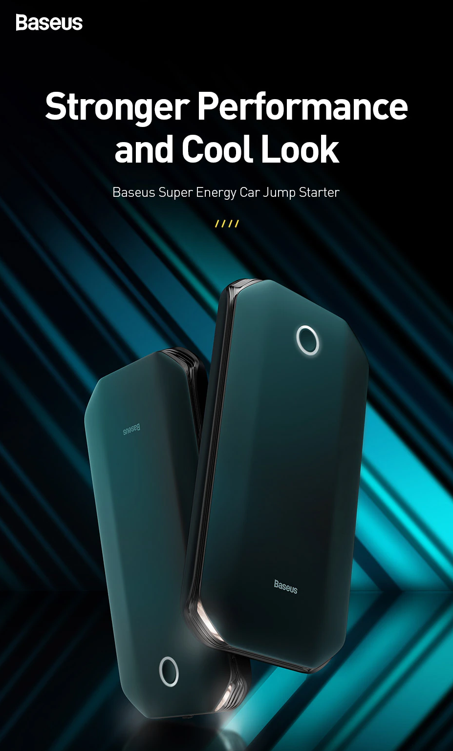 Baseus超能量汽車應急啟動電源過江龍power bank(8000mAh)