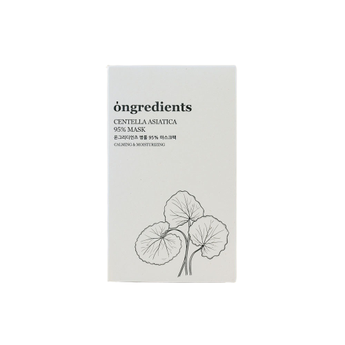 ongredients 積雪草95%舒緩保濕面膜
