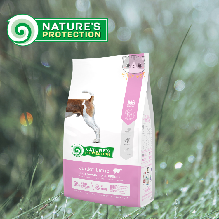 Nature's Protection Dog Dry Feed - Junior Lamb 7.5kg