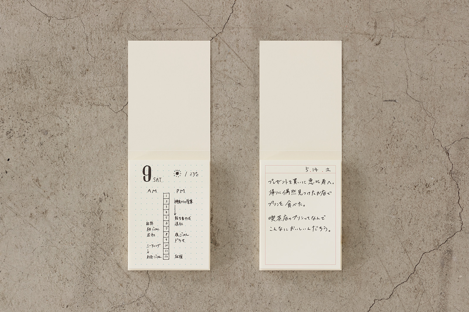 MIDORI Sticky Memo Pad A7