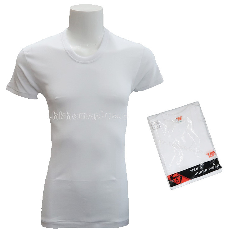 3件裝 TE牌: 男裝薄身大圓領短袖衫 (S-XL碼)