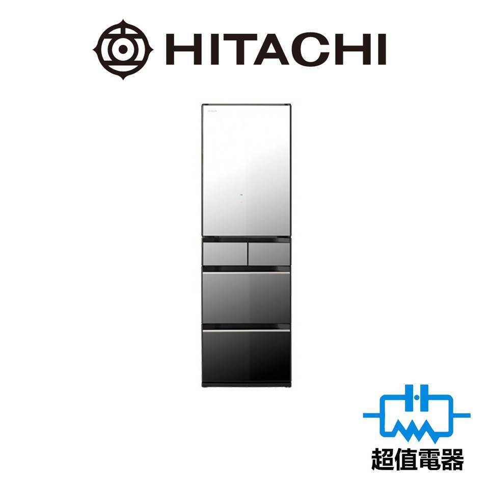 Hitachi 日立 RG420KHX 晶鑽鏡面 305公升 五門雪櫃
