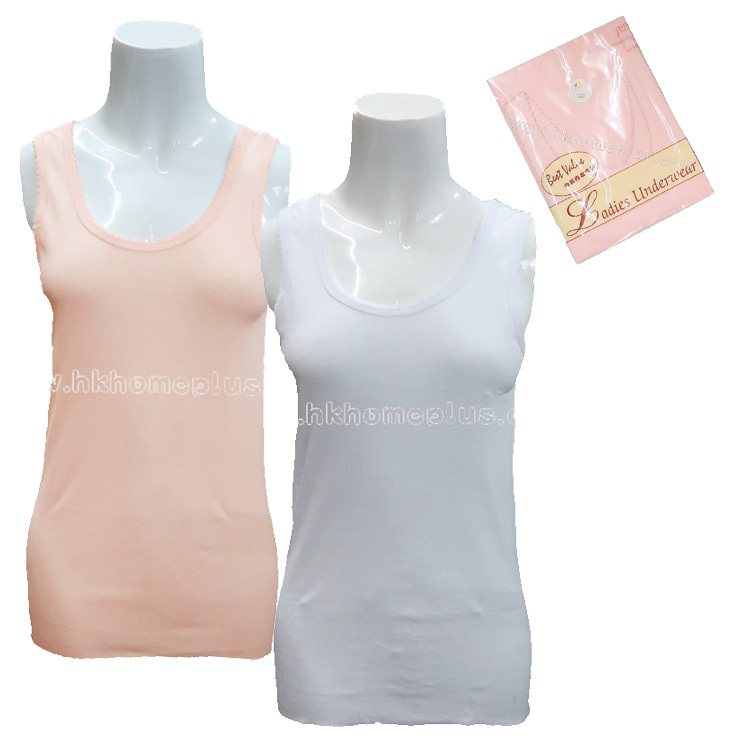 3件裝 天然派: 女裝牙邊背心 (F / XL 碼)