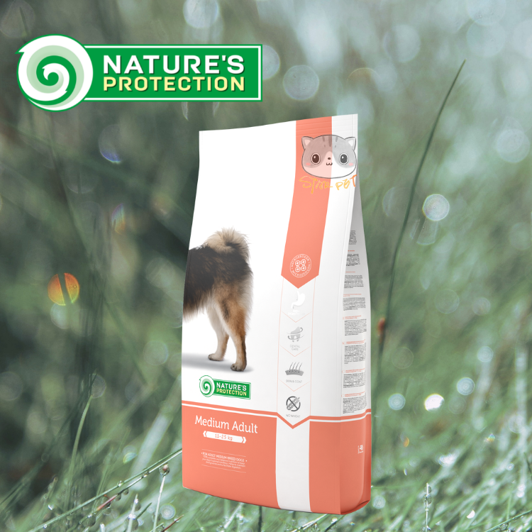 Nature's Protection Dog Dry Feed - Medium Adult 12kg