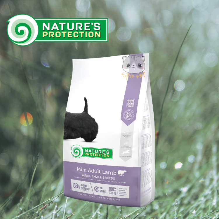 Nature's Protection Dog Dry Feed - Mini Adult Lamb 7.5kg