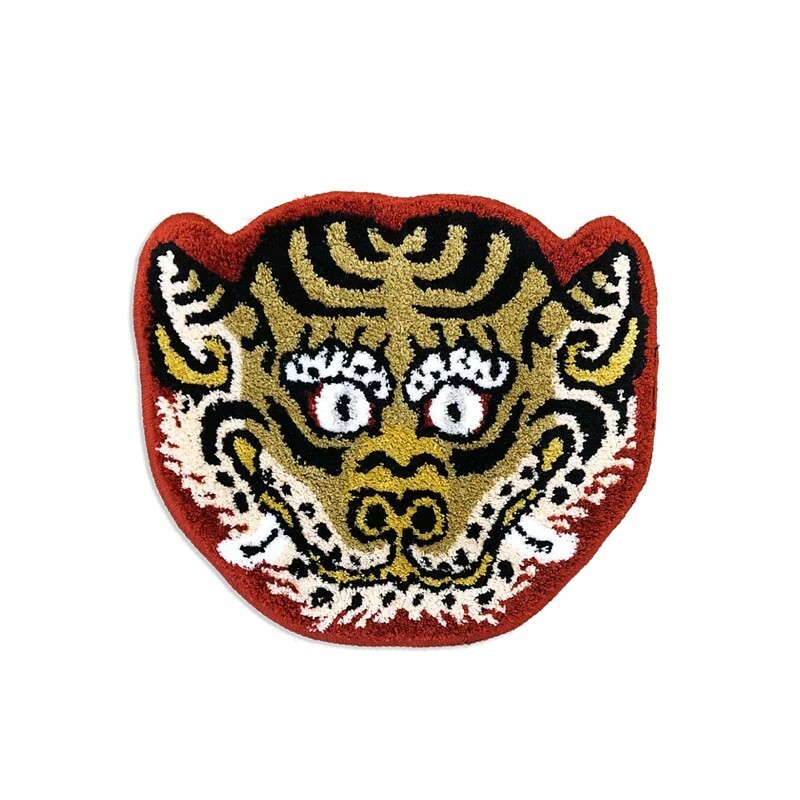 RAW EMOTIONS 經典西藏虎頭地毯 黃色