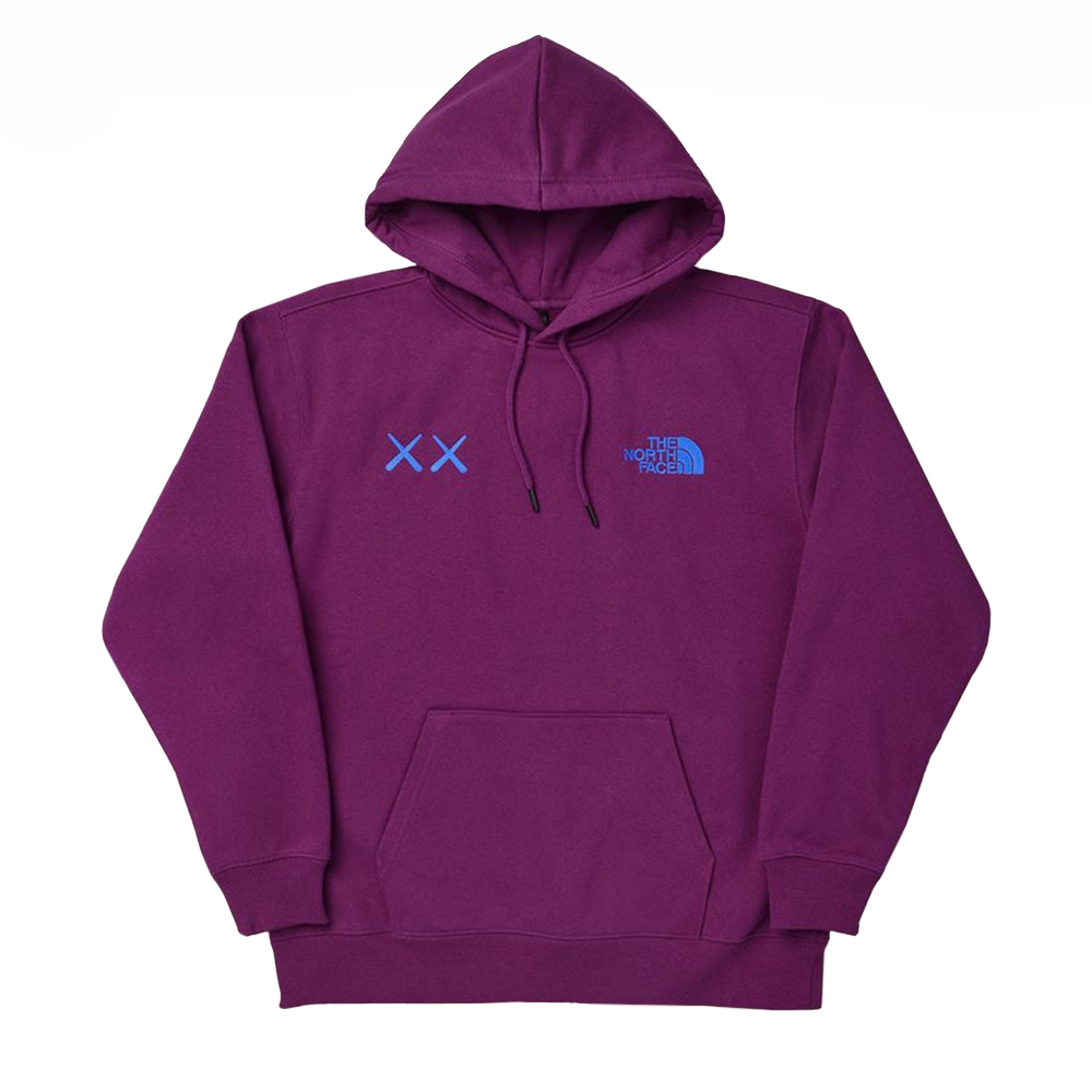 The North Face XX KAWS 聯名款 帽T 酷藍 沈紫