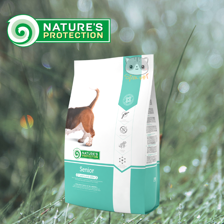 Nature's Protection Dog Dry Feed - Senior 4kg