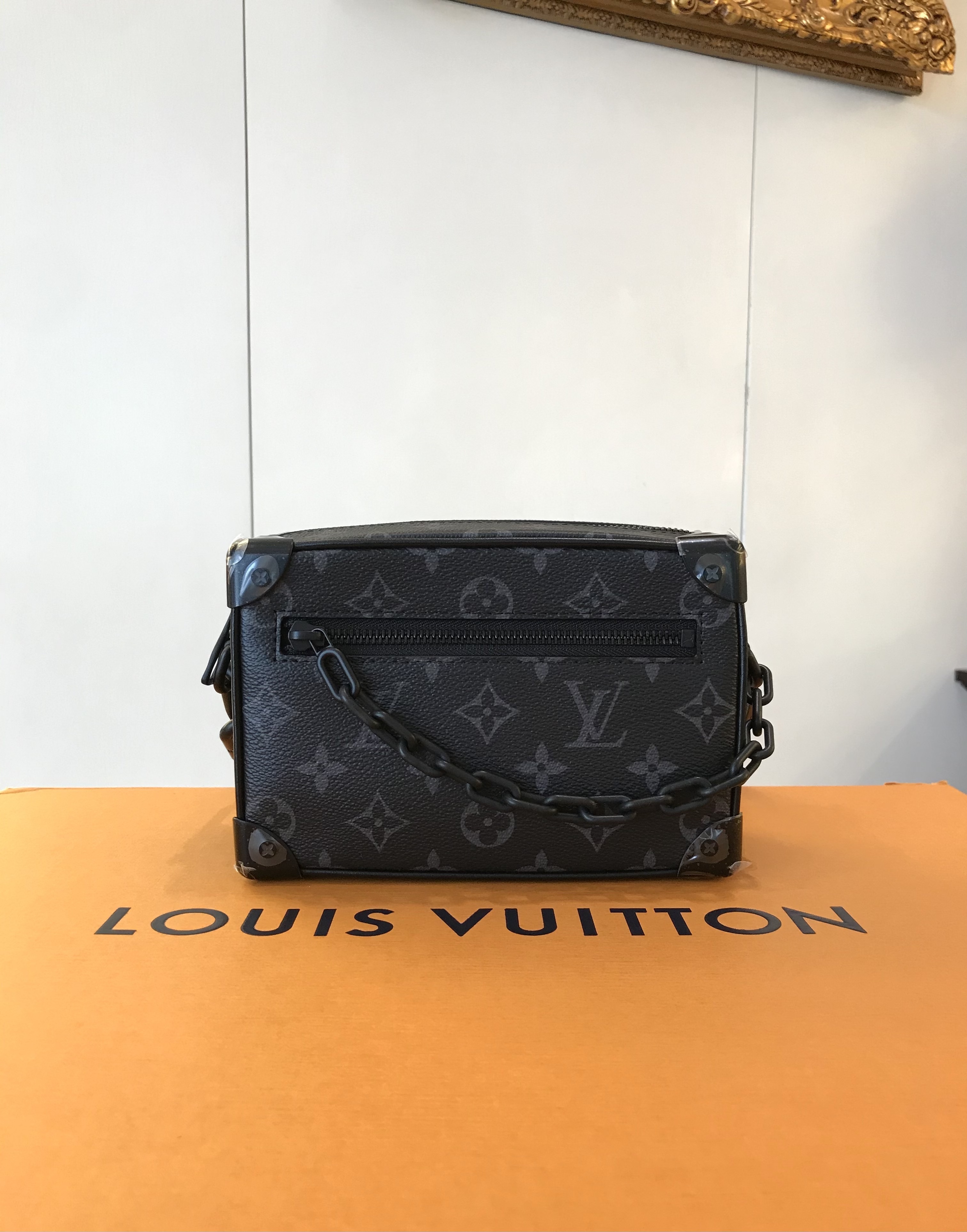 Louis Vuitton Monogram Eclipse Mini Soft Trunk Shoulder Bag M81124
