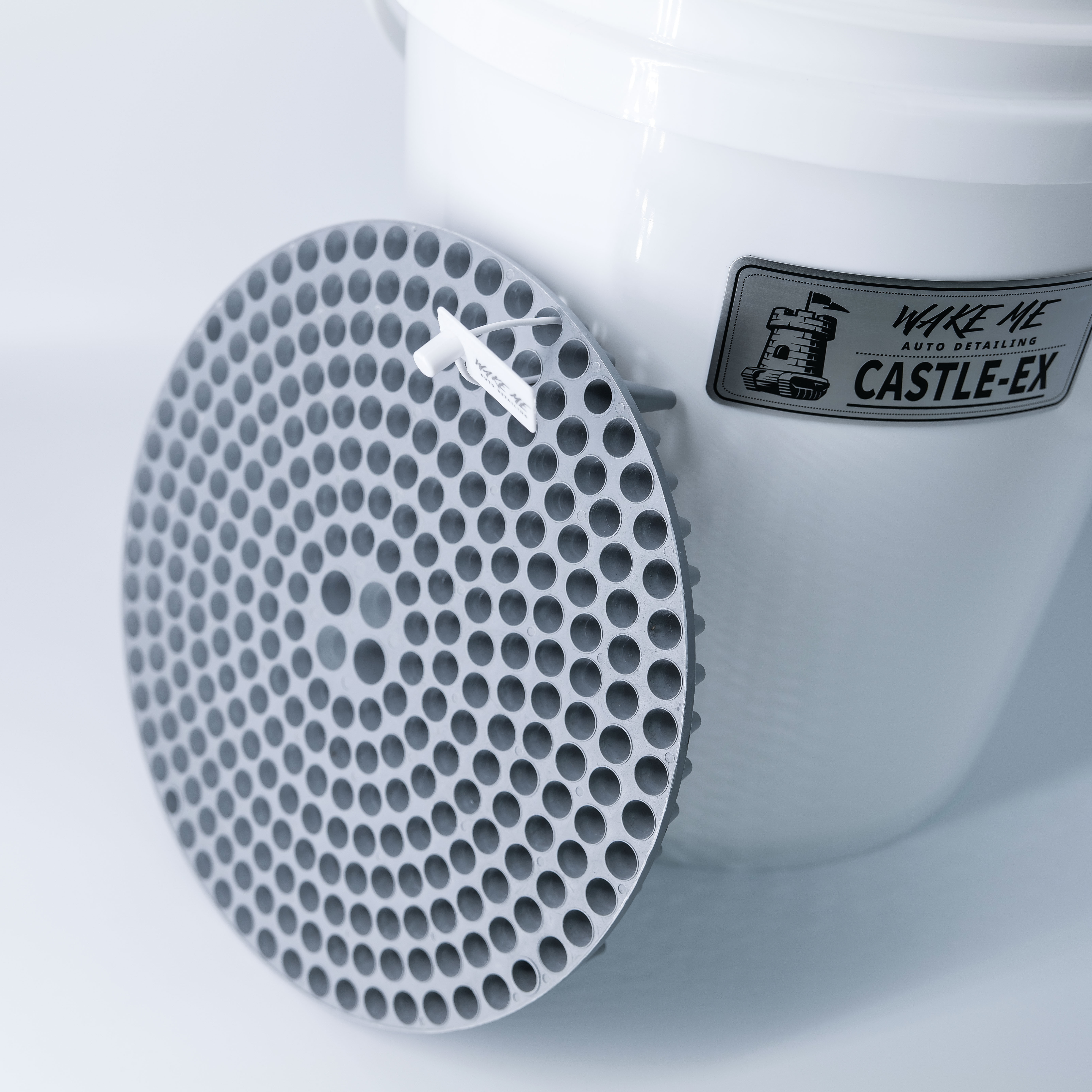 《移動城堡》洗車水桶 - 典雅白