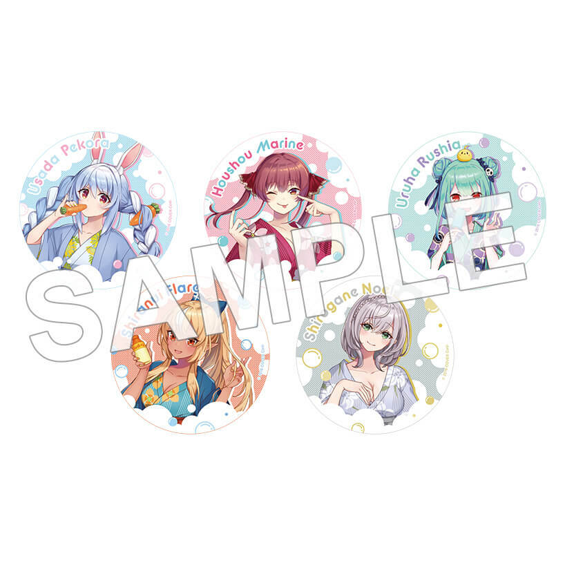 「官方代購」Hololive X 極楽湯 RAKU SP Collab周邊 襟章 #4 通販