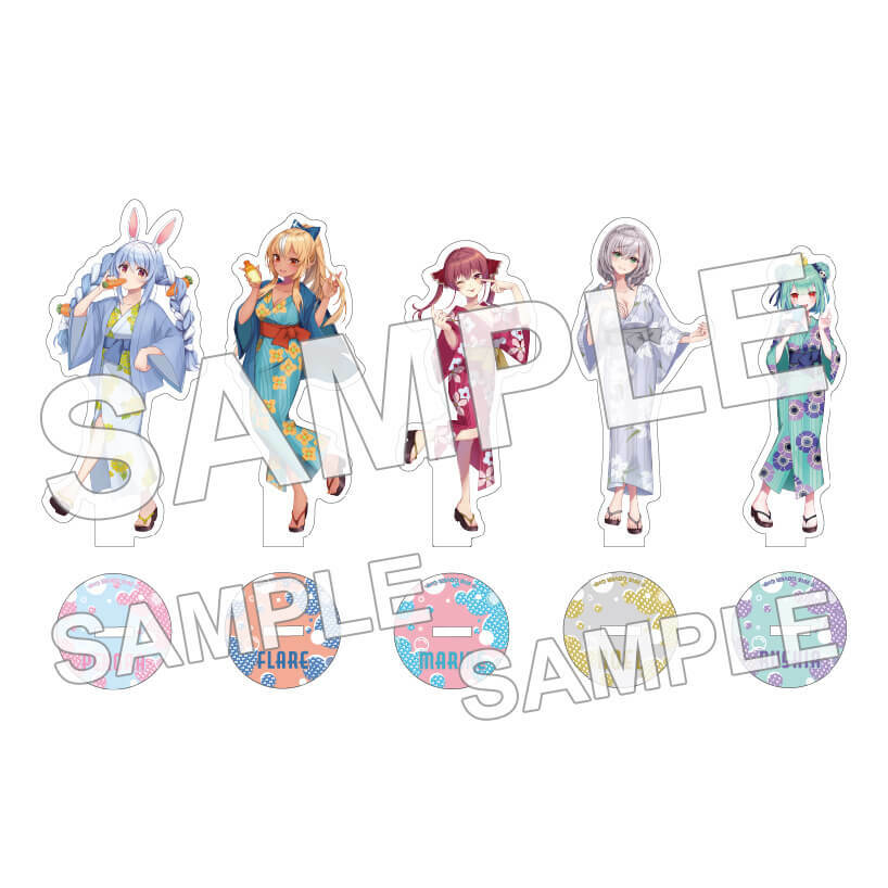 「官方現貨」Hololive X 極楽湯 RAKU SP Collab周邊 浴衣立牌