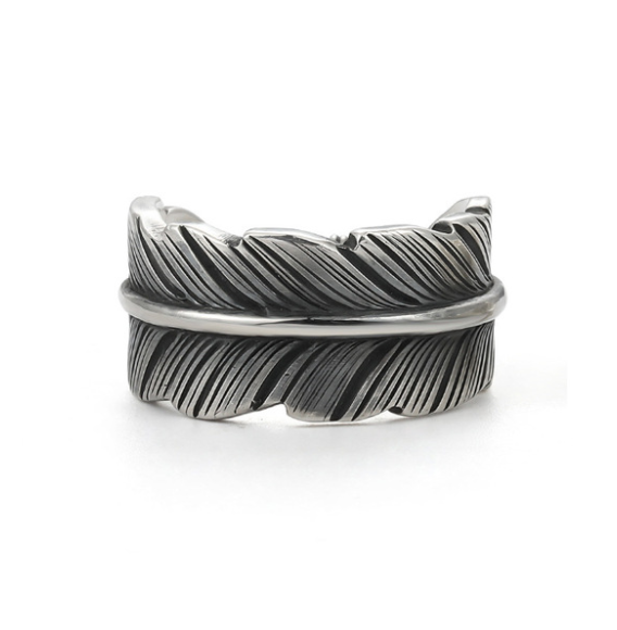 【ACCY009】羽毛開口設計戒指