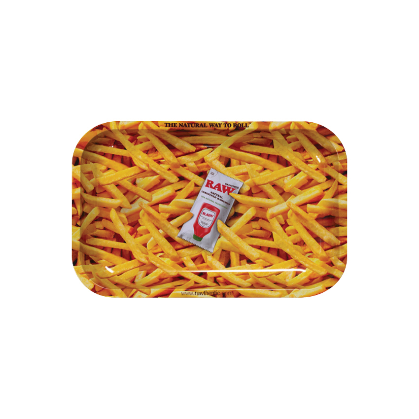 🇪🇸RAW - Medium French Fries Metal Tray 捲煙盤