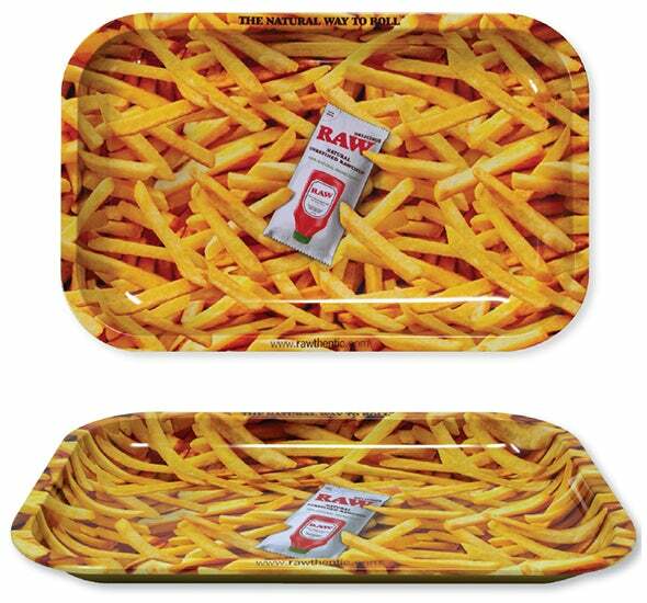 🇪🇸RAW - Medium French Fries Metal Tray 捲煙盤