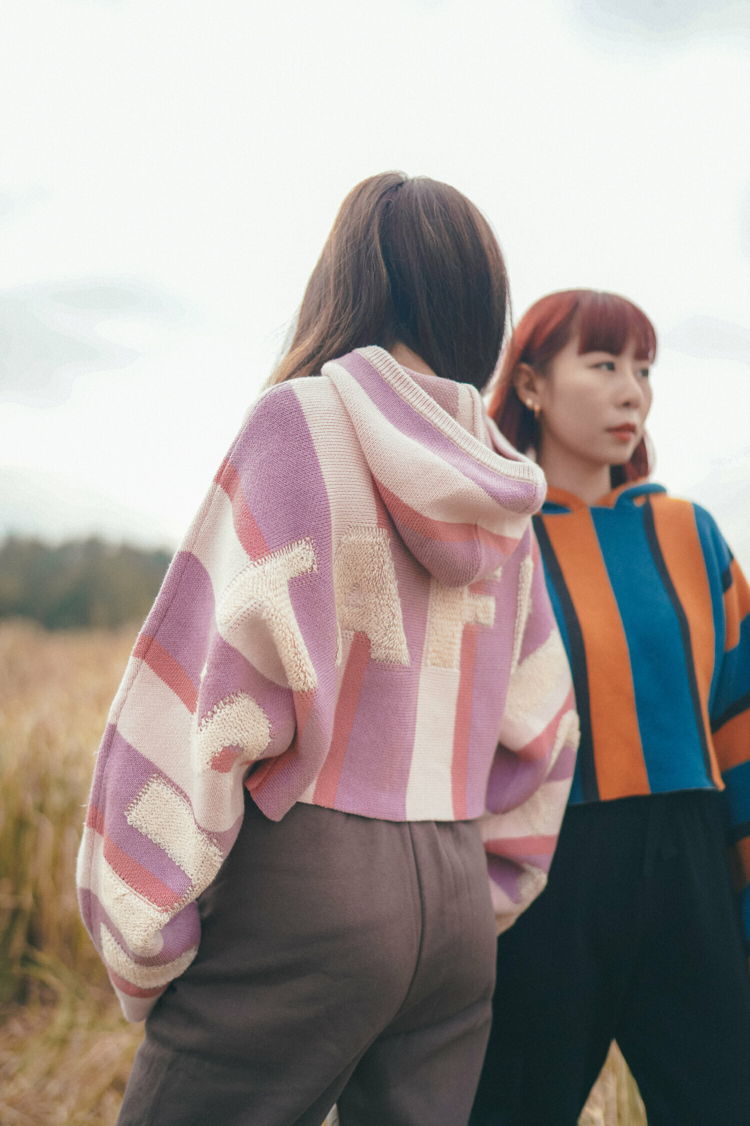 【Just Africa】MAMBO款 短版連帽衛衣 - 紫/粉紅色