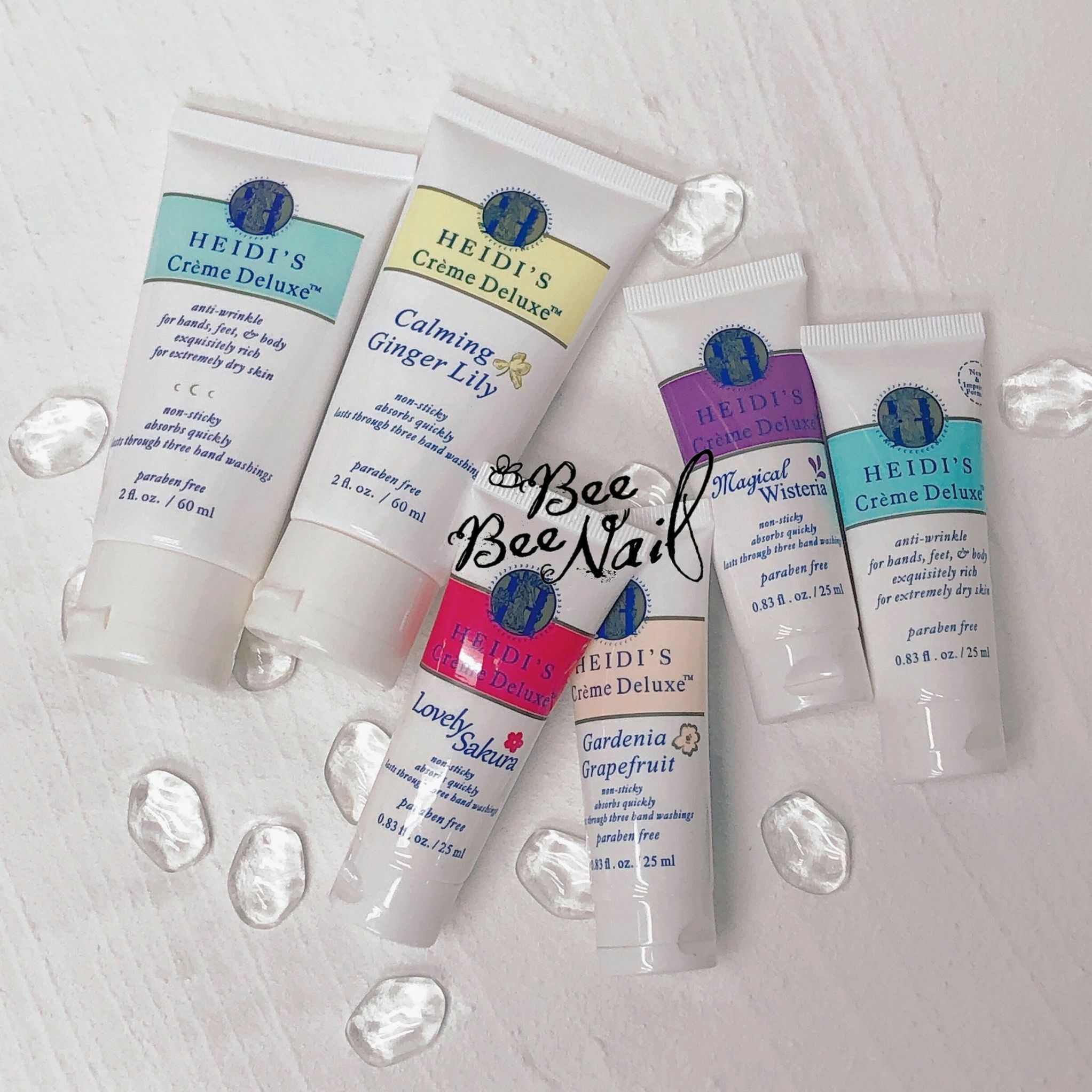 Heidi's-CREME DELUXE 皇牌花香手足潤膚乳60ml 及25ml ★
