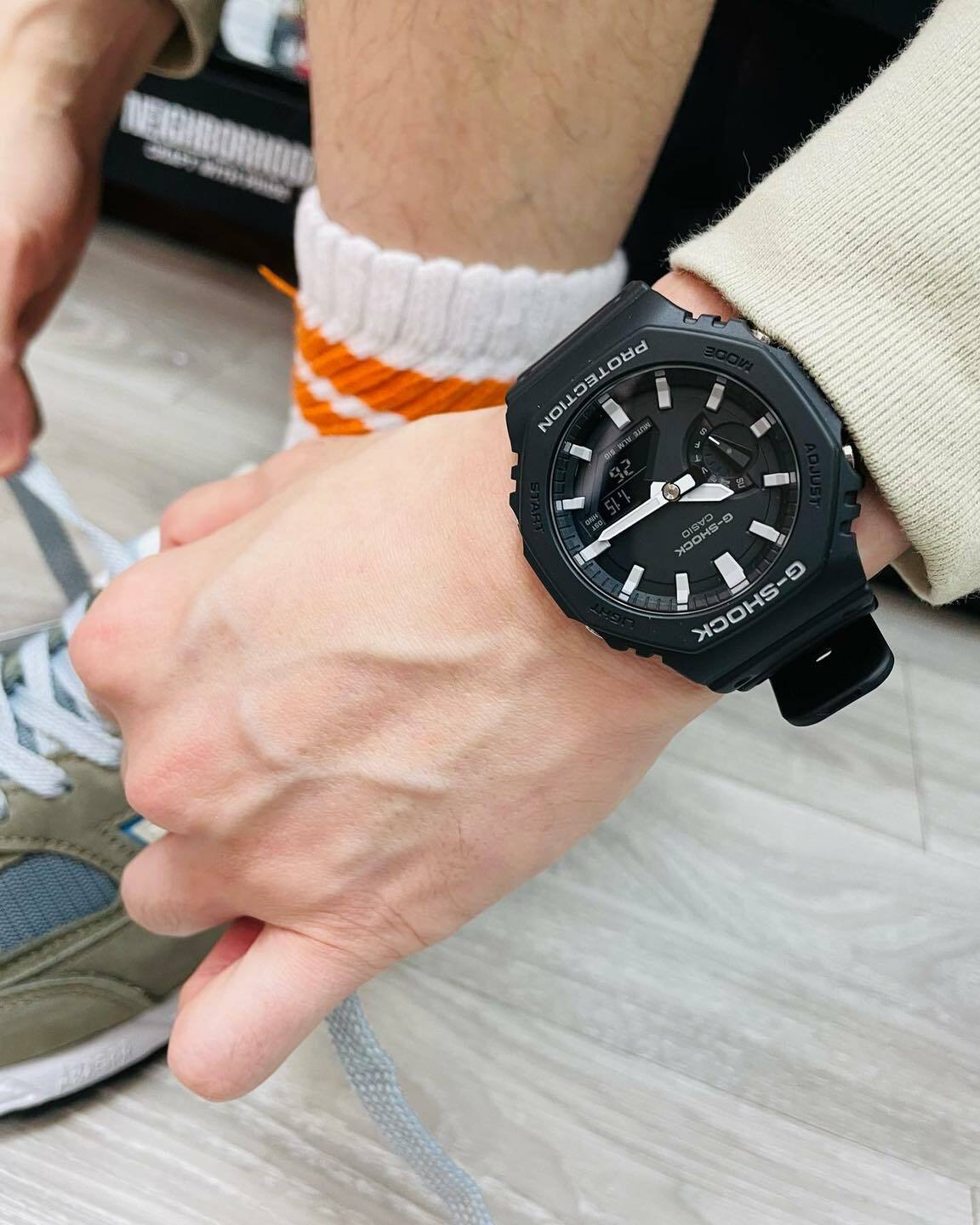 {現貨} G-SHOCK GA-2100-7A "灰白針"