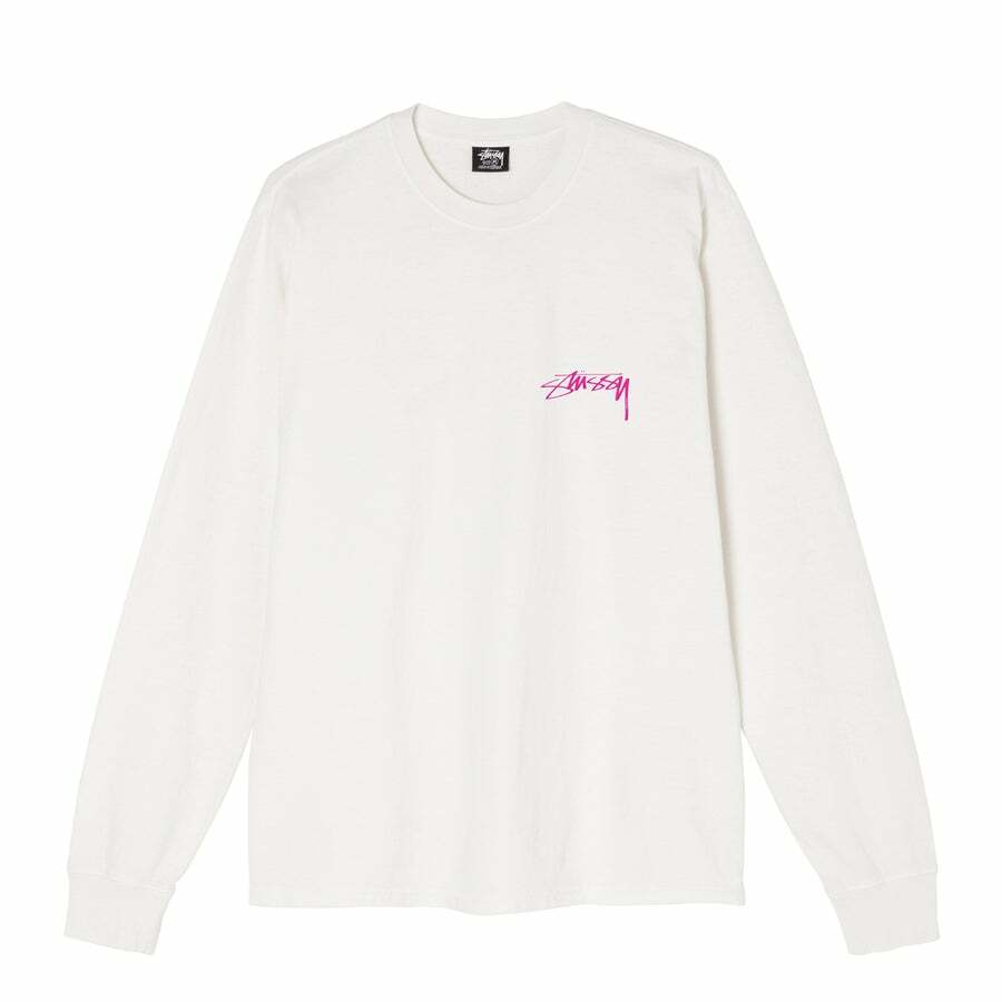 [Instock] STÜSSY HO21 Sphinx Pig Dyed LS Tee Natural
