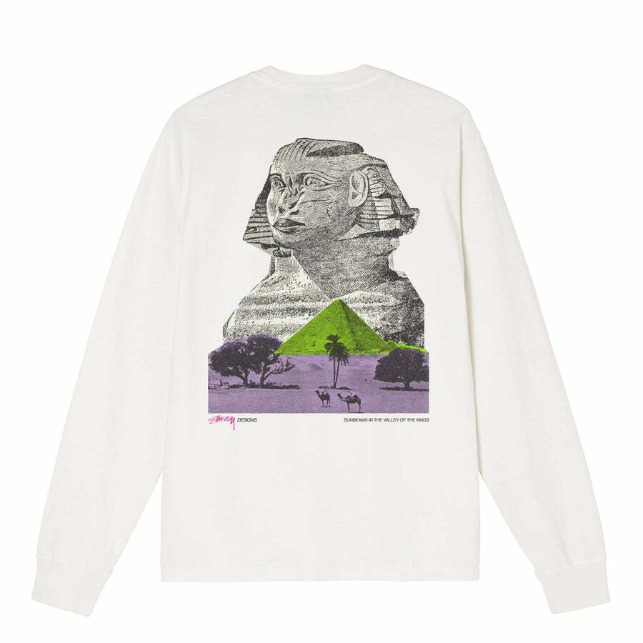 [Instock] STÜSSY HO21 Sphinx Pig Dyed LS Tee Natural