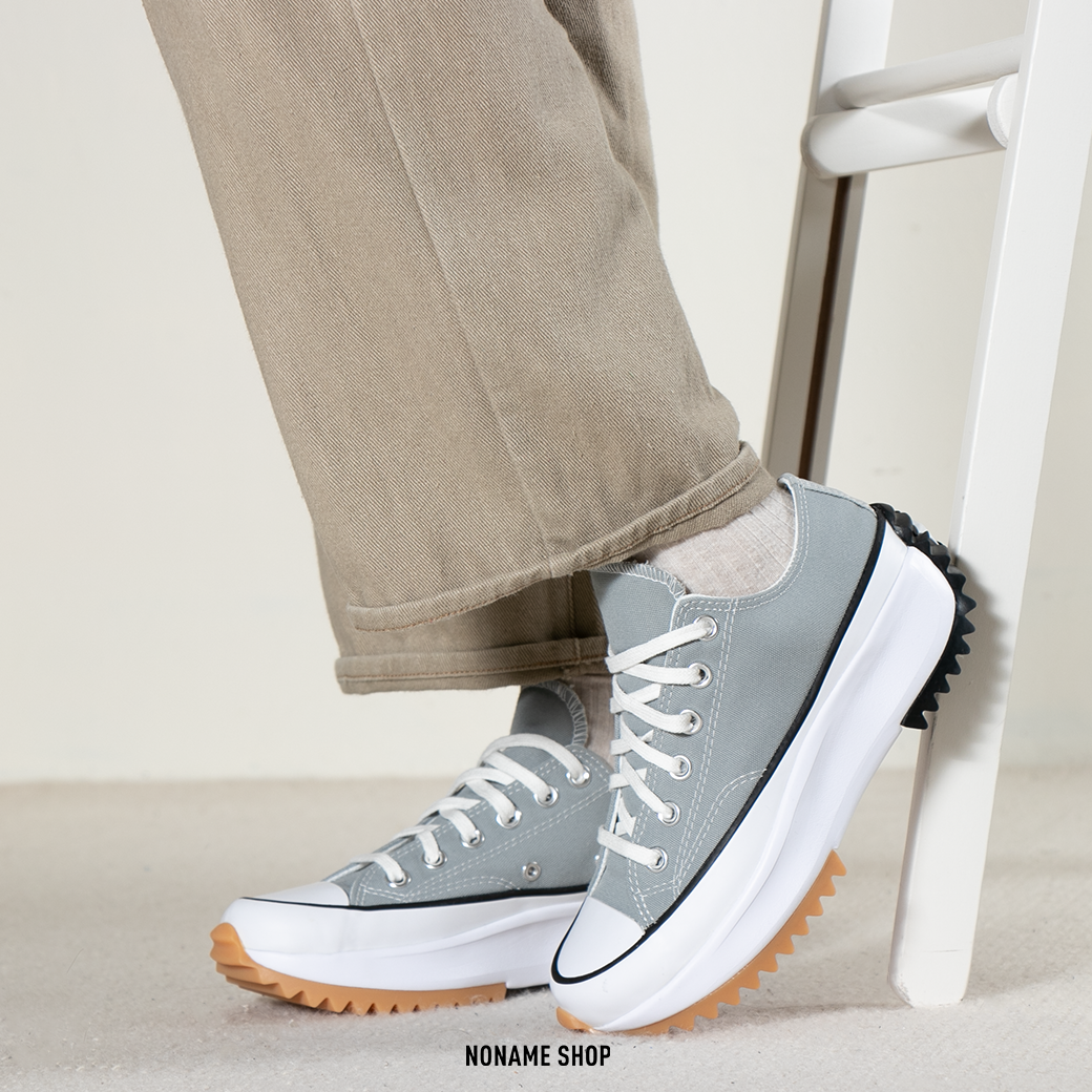 CONVERSE Run Star Hike 鋸齒 厚底 低筒 JW 平民款 莫蘭迪灰