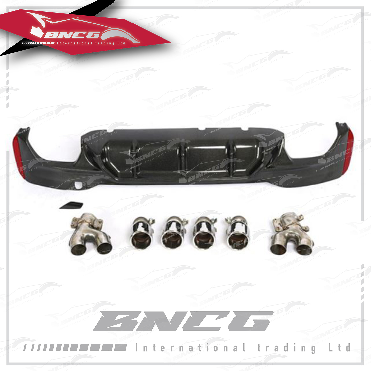 寶馬 BMW 5系列 G30 17-19年式 改裝 卡夢 碳纖維 外觀件 空力套件 後下巴 後導流 【含尾飾管】