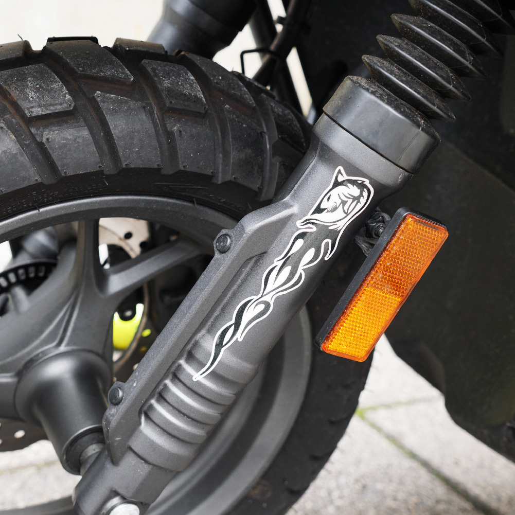 3M 工程級反光貼紙【機車前叉貼紙】防水抗UV 車身貼紙 前叉貼紙