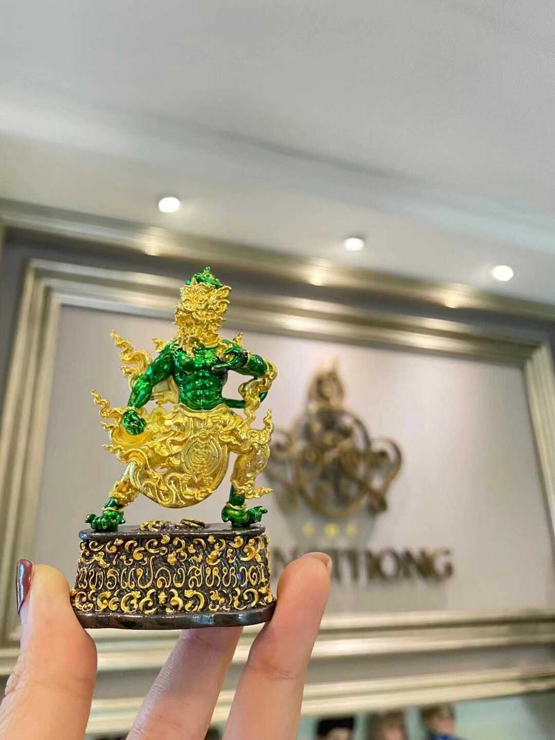 阿贊蘇賓 起運五眼四耳天神 綠色