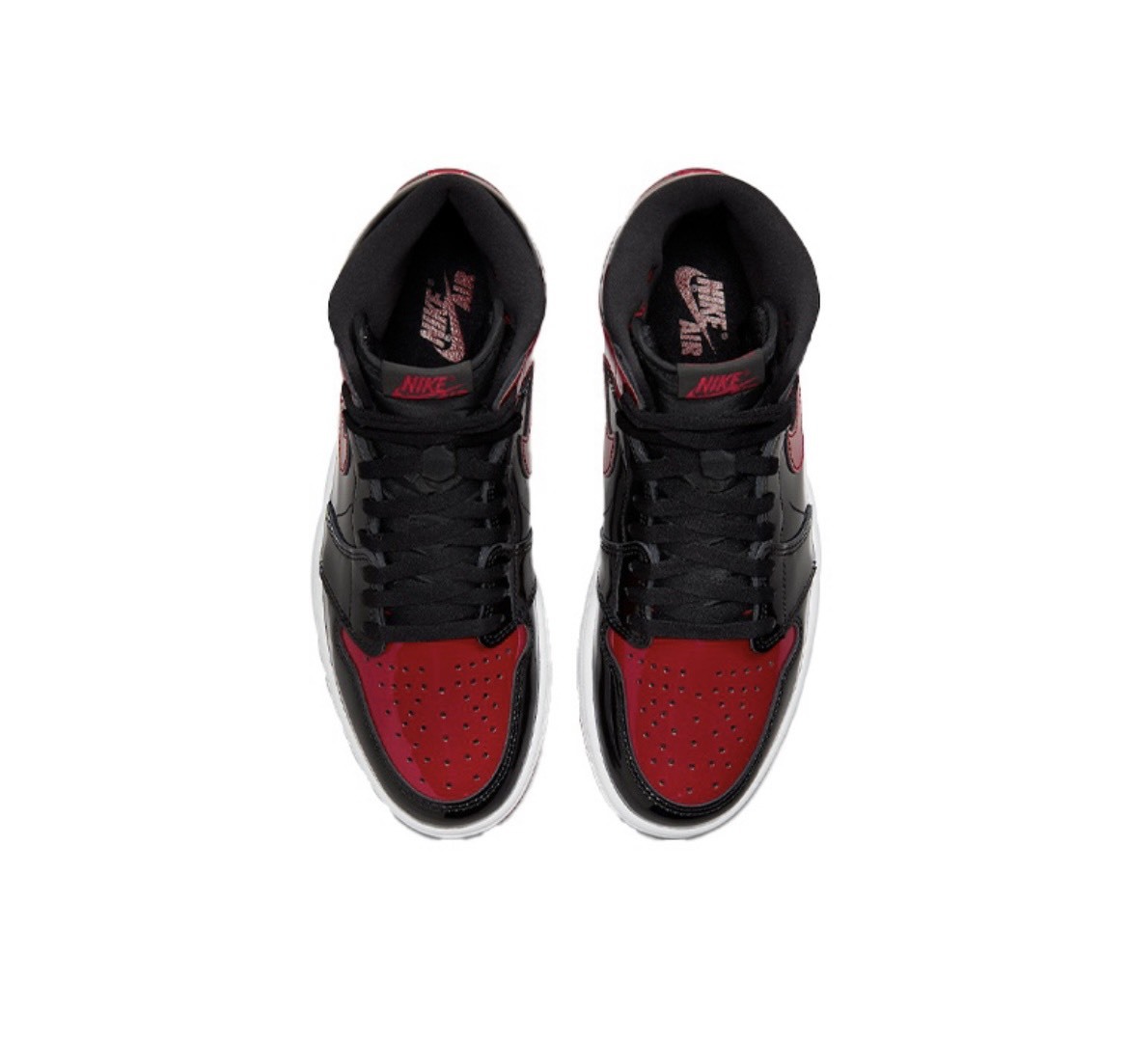 NIKE AIR JORDAN 1 RETRO HIGH OG “PATENT BRED” 高筒黑紅漆皮