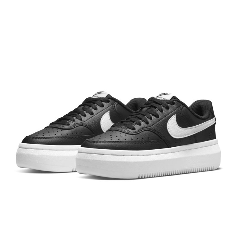 Nike Court Vision Alta LTR 厚底 增高 黑白 女款 DM0113-002 [EW]