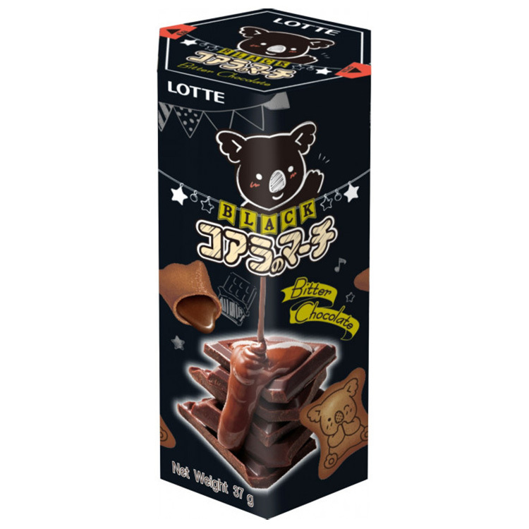 LOTTE 樂天小熊餅/濃黑巧克力風味