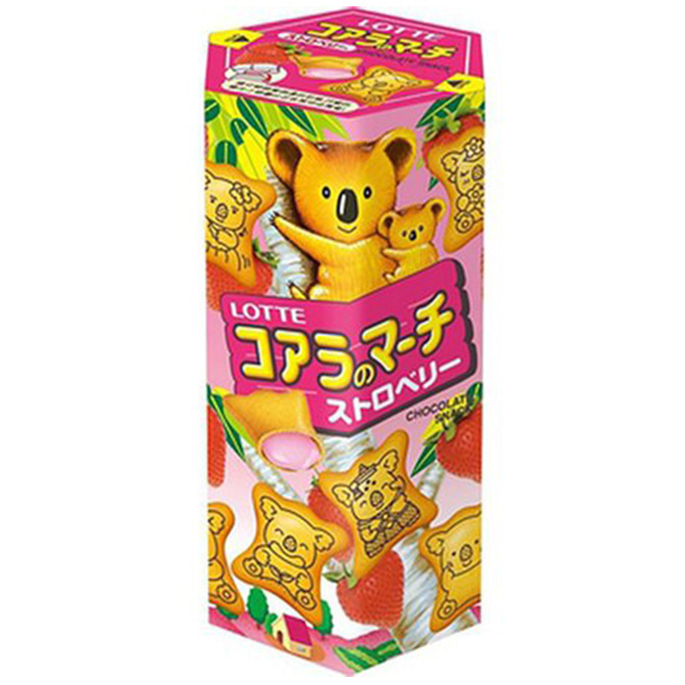 LOTTE 樂天小熊餅/草莓風味