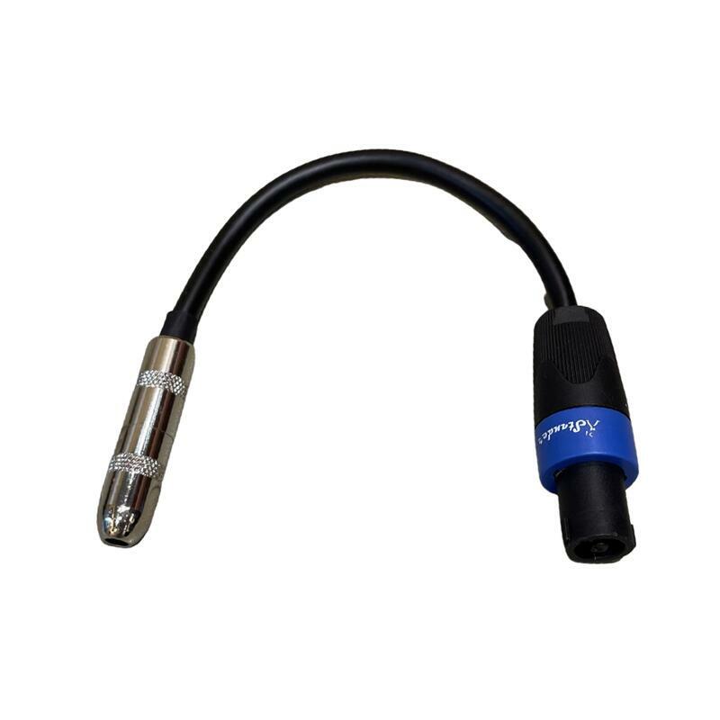 台灣製 Stander 6.3 TS 母頭 轉 Speakon 公頭 20cm 轉接線