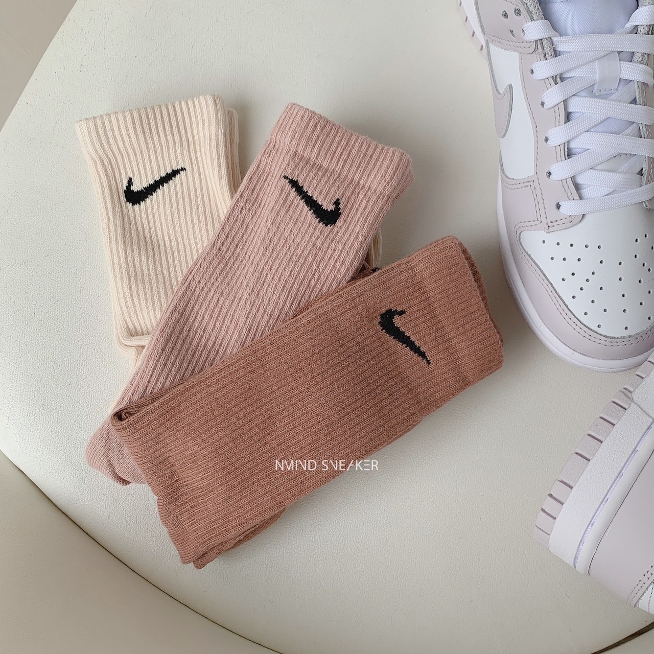 Nike長襪 大地玫瑰 三件組🤎