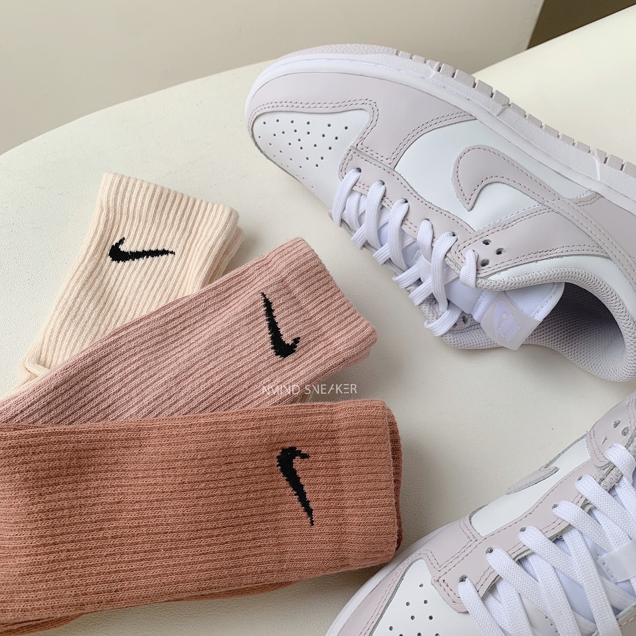 Nike長襪 大地玫瑰 三件組🤎