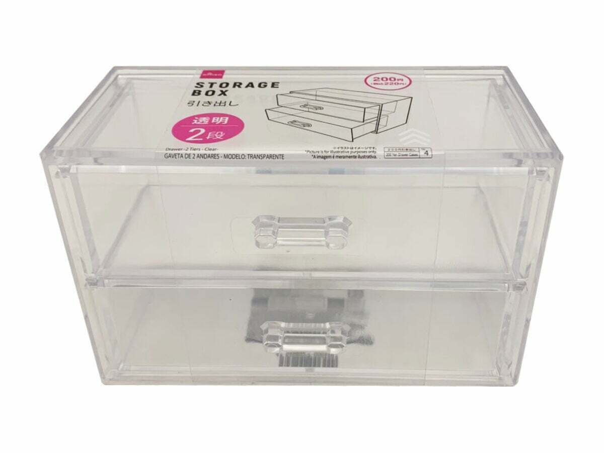 2層抽屜收納盒/16x10x8.5cm