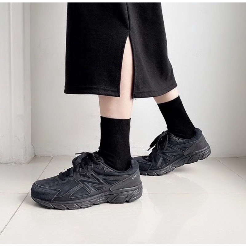 New Balance 黑色工裝鞋 男女款 NB480 W480SK5