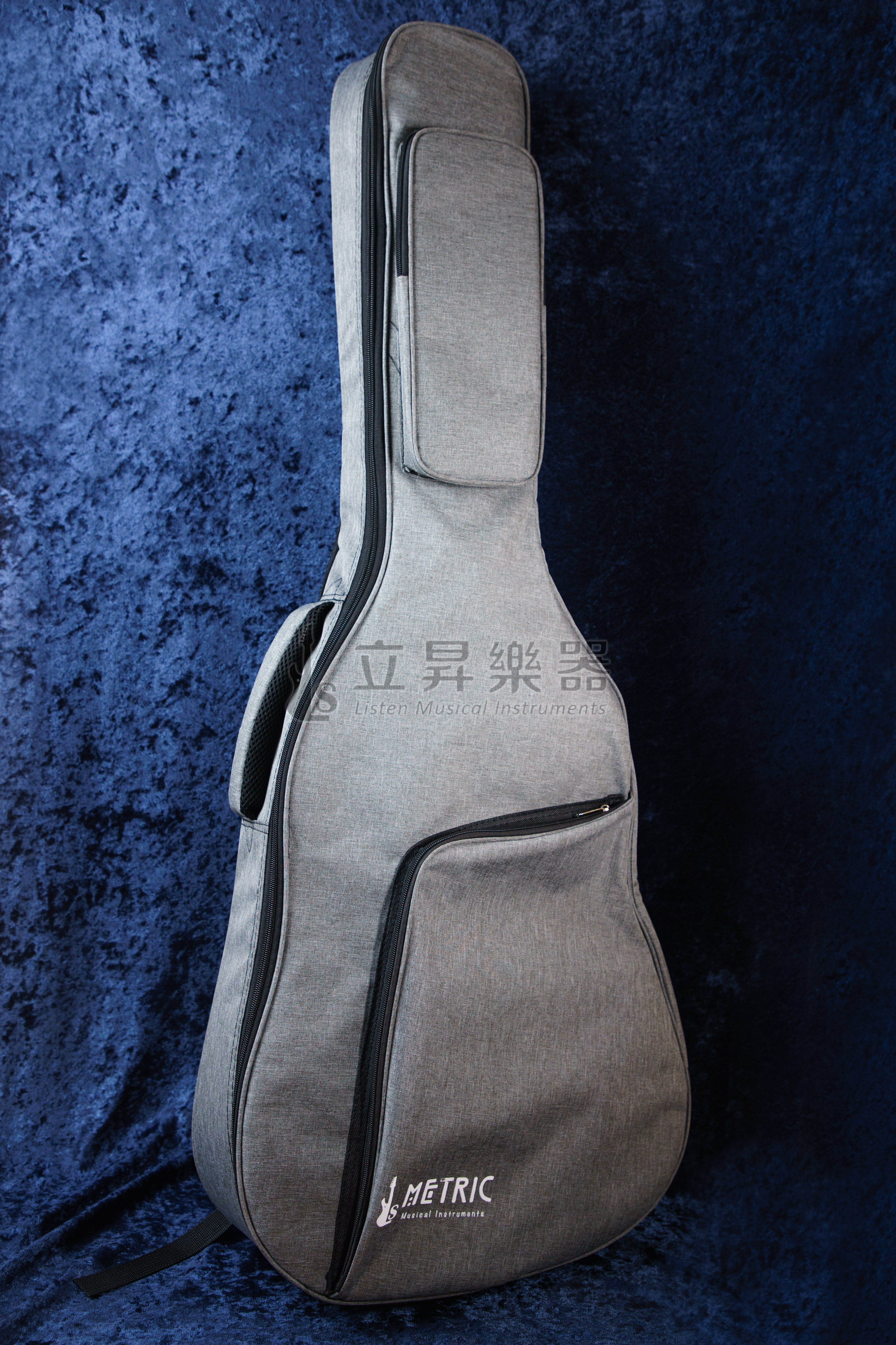 METRIC MTC208 40吋 灰色 厚棉 木吉他袋 民謠吉他袋 雙背可調 雙重收納空間