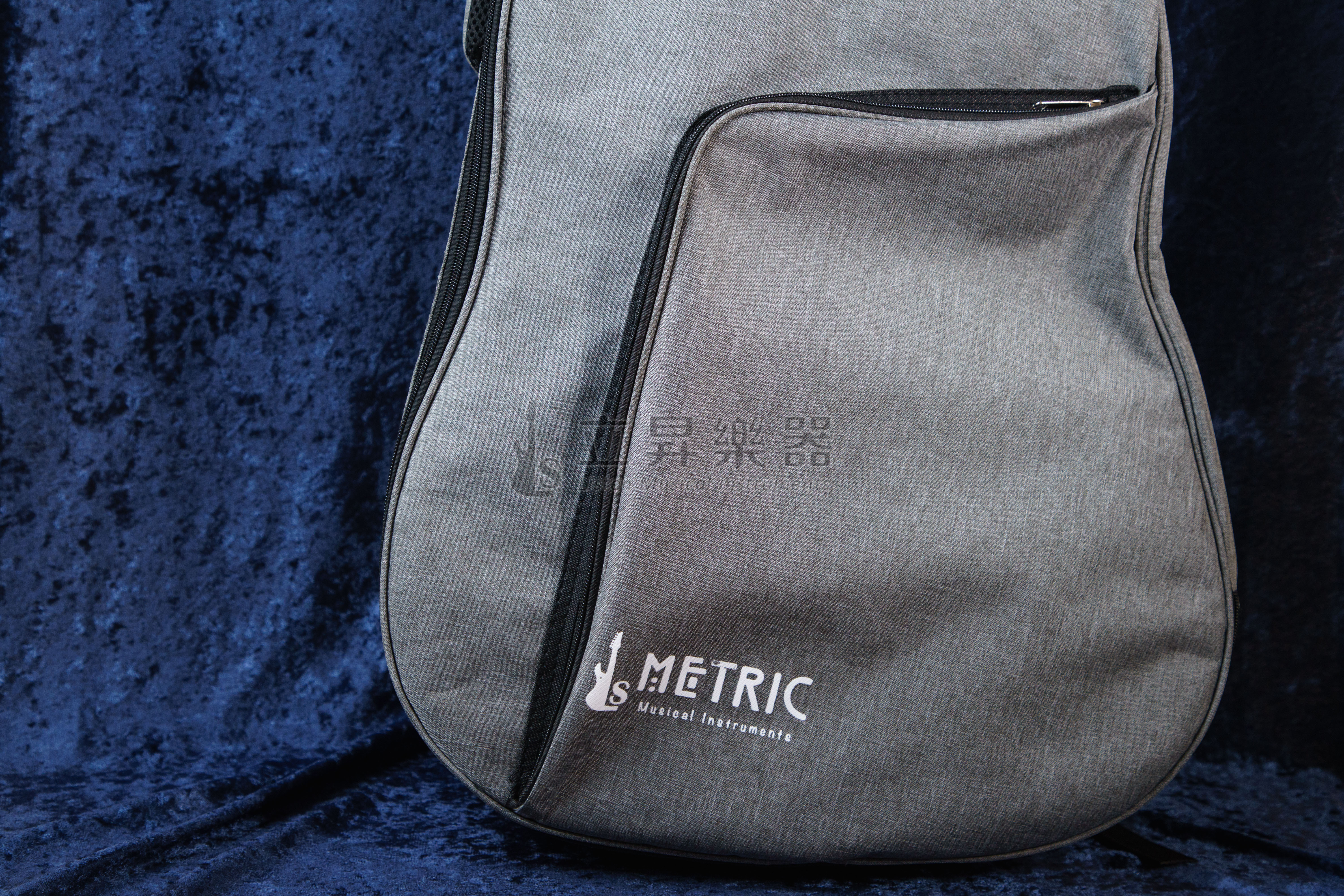 METRIC METRIC MTC208 40吋 灰色 厚棉 木吉他袋 民謠吉他袋 雙背可調 雙重收納空間 第 4 張圖片｜三峽吉他 / Bass